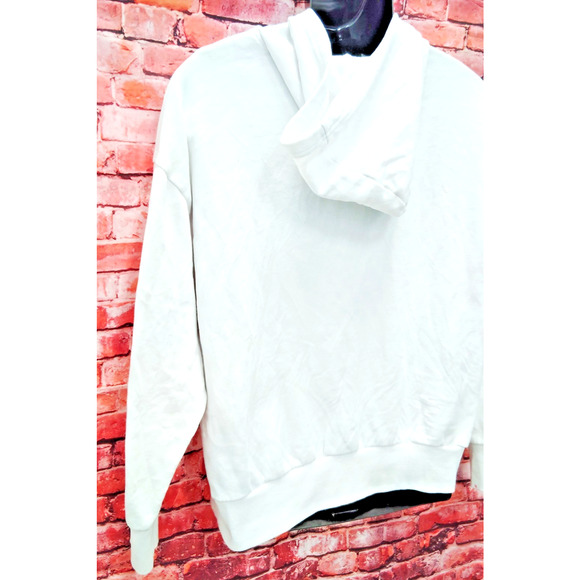 Playboy Unisex White Cotton Hoodie Size S Regular Fit - Picture 5 of 8